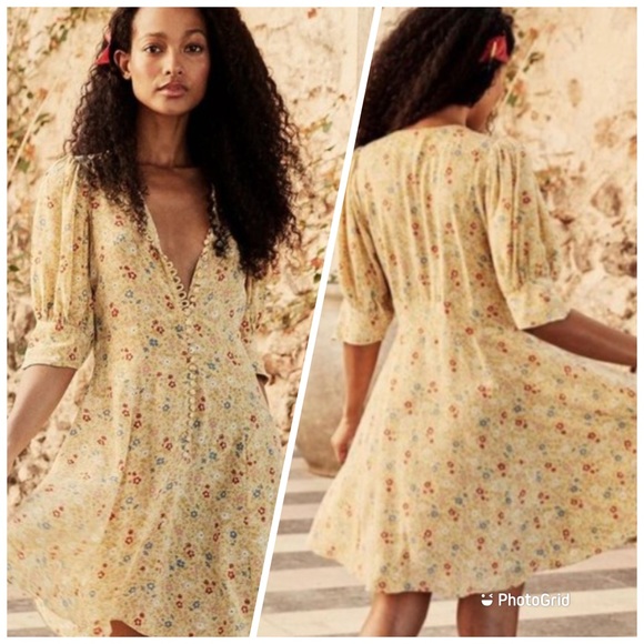 Doen Dresses & Skirts - Doen Ceres Dress In Lily Of The Valley Floral